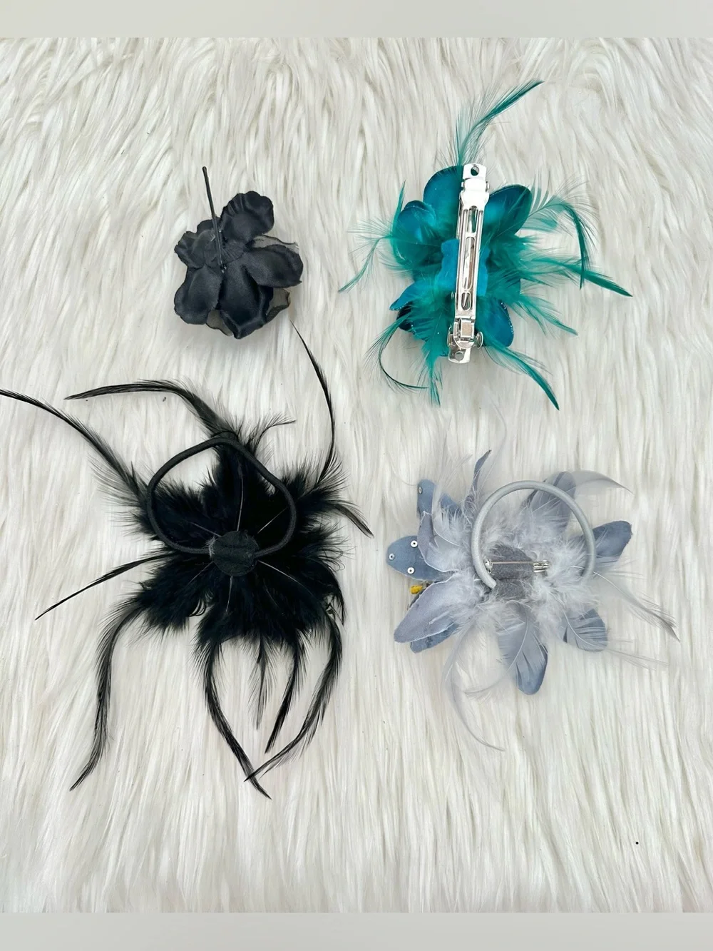 Claires flower hair